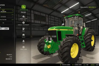 Мод John Deere 7810 Edit для Farming Simulator 25 — 4