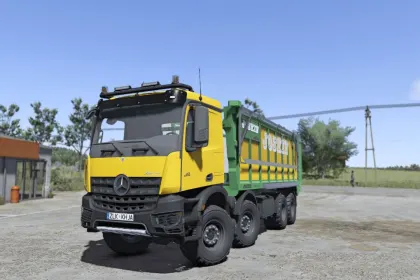 Ефективний Мод Mercedes Benz Arocs Agrar для Farming Simulator 25