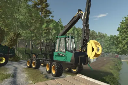 Efficient Timber Harvesting Timberjack 870D for Farming Simulator 25 — 3