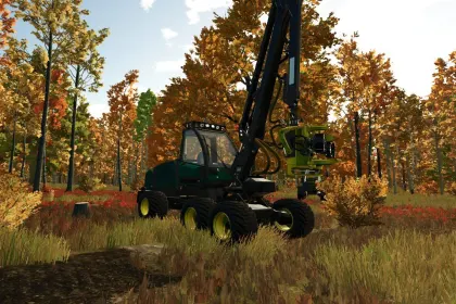 Efficient Timberjack 1070D Mod for Farming Simulator 25