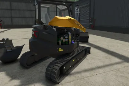 Ефективний Екскаватор Volvo ECR58F для Farming Simulator 25 — 3