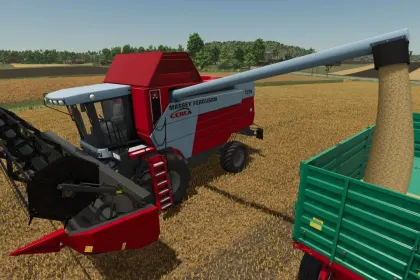 Новий Потужний Комбайн Massey Ferguson 7278 для Farming Simulator 25 — 5