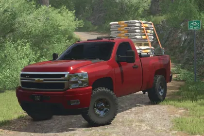 Новий Потужний Chevrolet Silverado 2500 Short Bed для Farming Simulator 25 — 1