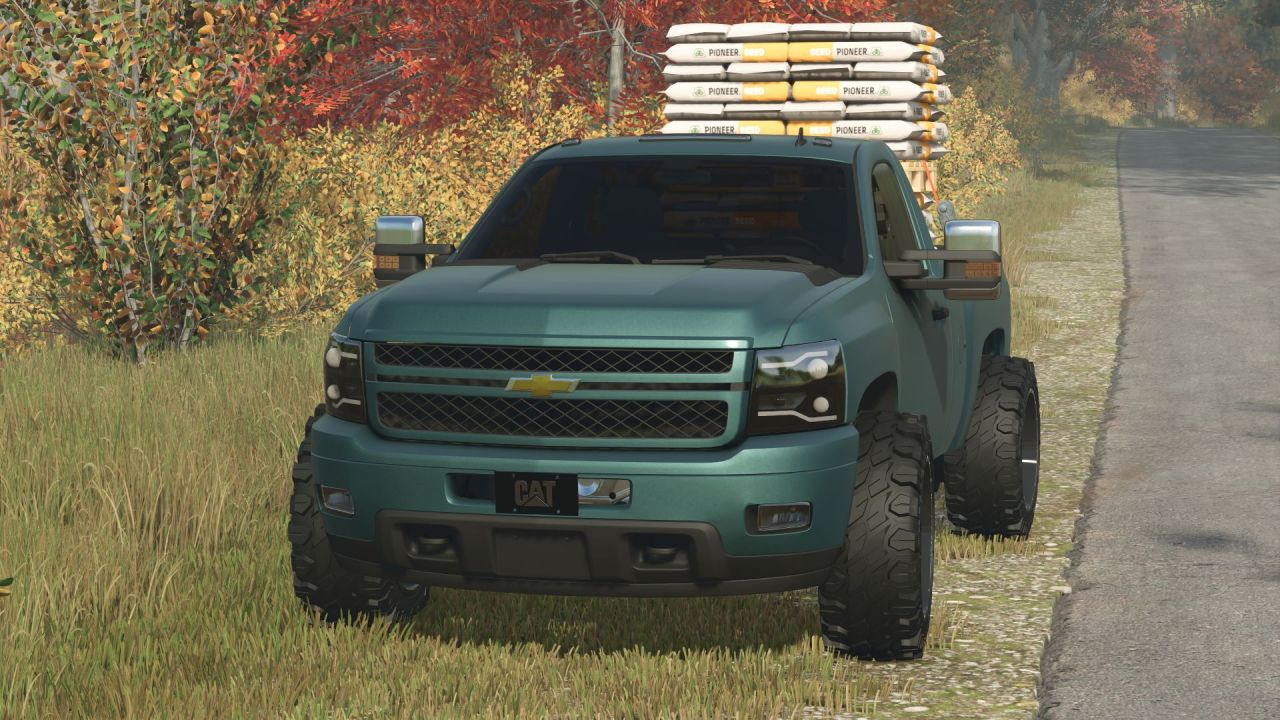 Nowy Potężny Chevrolet Silverado 2500 Short Bed do Farming Simulator 25
