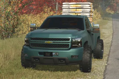 Новий Потужний Chevrolet Silverado 2500 Short Bed для Farming Simulator 25 — 3