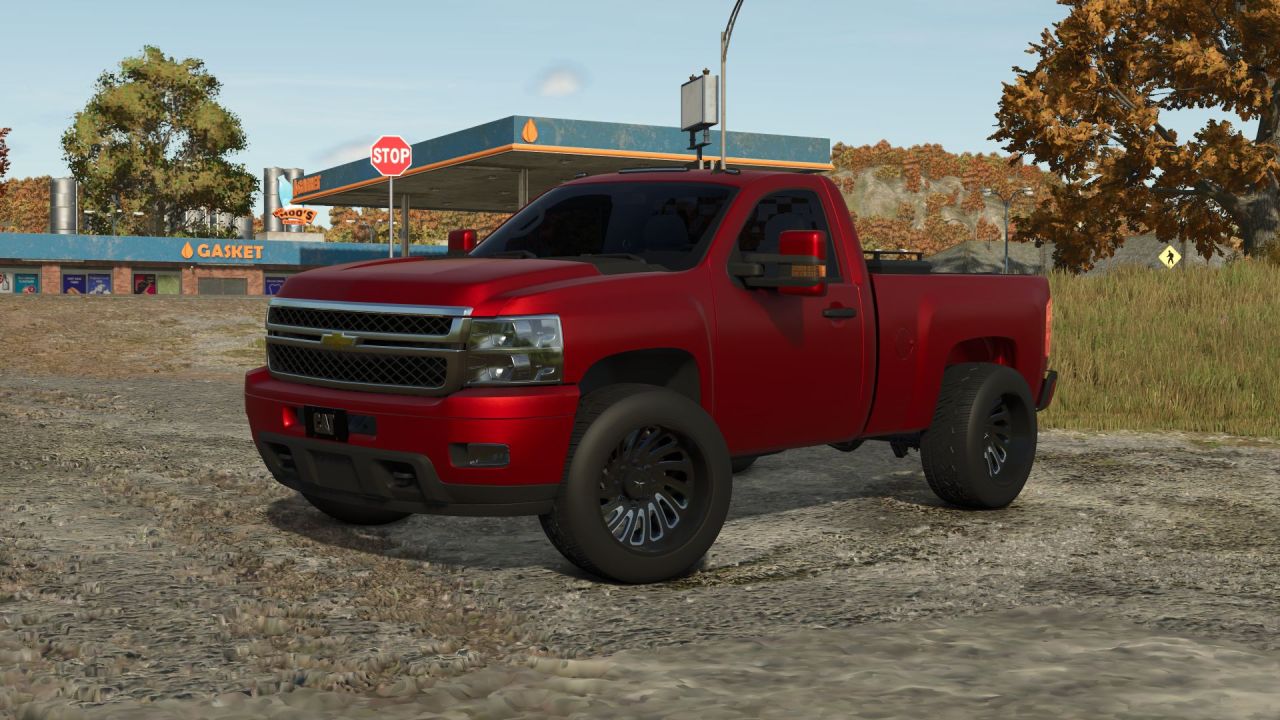 Nowy Potężny Chevrolet Silverado 2500 Short Bed do Farming Simulator 25