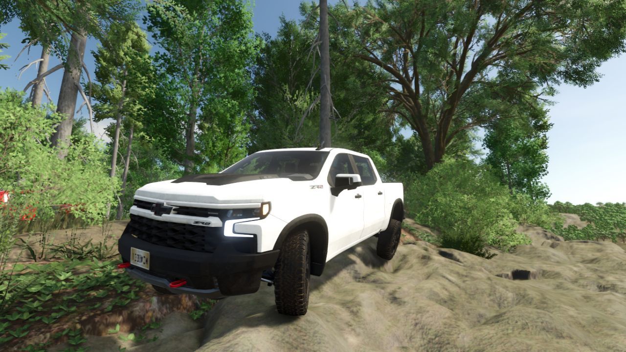 Nowy Potężny Chevrolet Silverado 2500 Short Bed do Farming Simulator 25