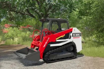Effizienter Lader Takeuchi TL8R2 für Farming Simulator 25