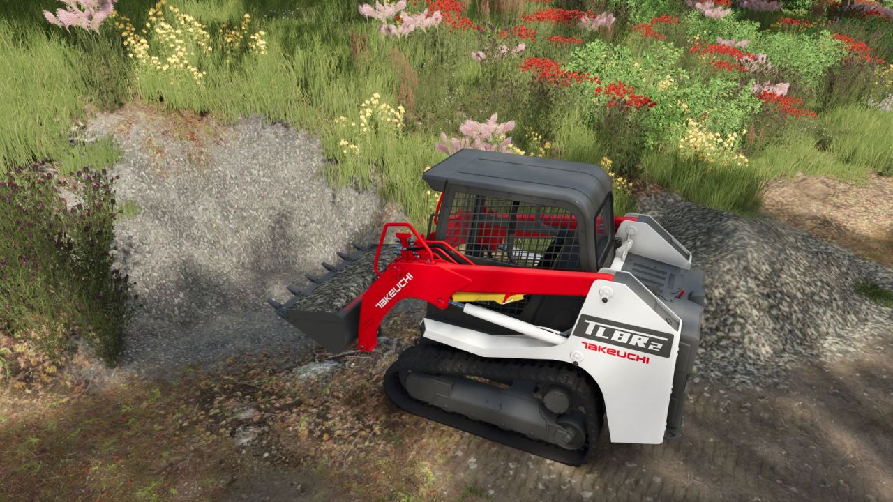 Ефективний Навантажувач Takeuchi TL8R2 для Farming Simulator 25