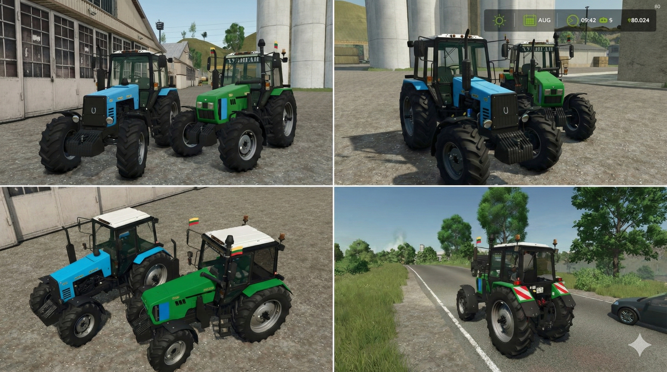 Mod na ciągnik MTZ 1221 v1001 do Farming Simulator 25
