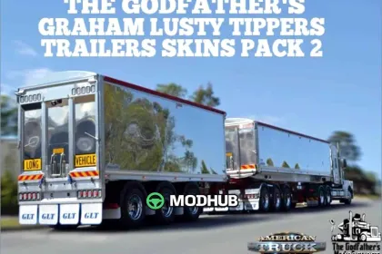The Godfather’s Graham Lusty Tipper Trailer Skins Pack 2 – vibrant and diverse