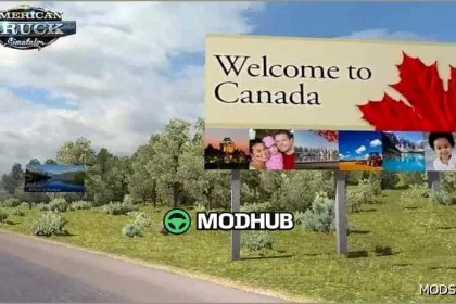Canadream V2.58.0 - Spannende Kartenmod für American Truck Simulator