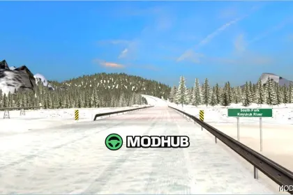 Екстремальна зимова карта Dalton та Elliot HWY 1:1 1.58 — 3