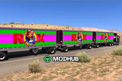 Яскраві ROX Painting Traffic Trailer Skins 1.1