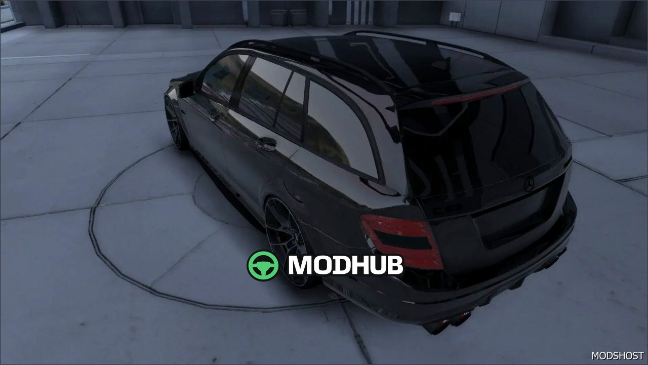 Mercedes-Benz C63 Wagon Чорна Версія - Стильний та Потужний