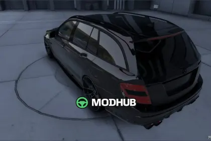 Mercedes-Benz C63 Wagon Чорна Версія - Стильний та Потужний — 2