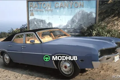 Mercury Montego 4 Door Sedan 1970 - Stylish and Realistic