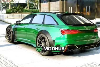Stylish Audi RS6 Vorsteiner: Exciting GTA V Vehicle Mod