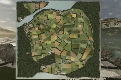 Легендарна Карта Ebony Island для Farming Simulator 25 — 2