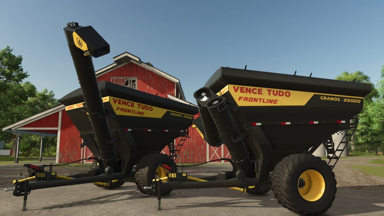 Efficient Loading Device Vence Tudo Granos 25000 Frontline for Farming Simulator 25