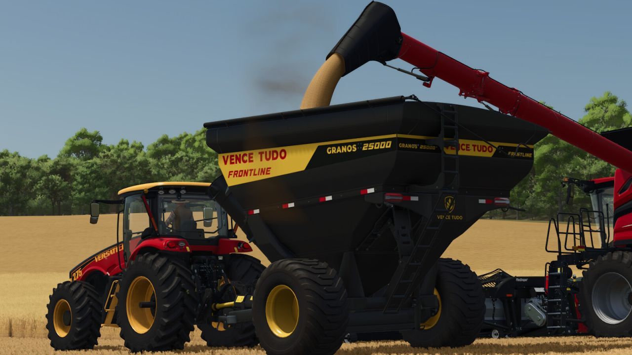 Ефективний Вантажний Пристрій Vence Tudo Granos 25000 Frontline для Farming Simulator 25