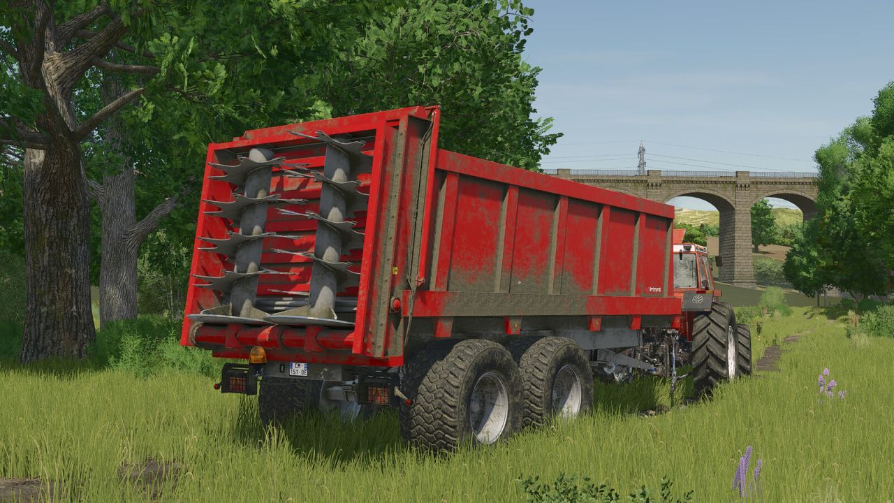 Effizienter Miststreuer Brimont EBV 1500 für Farming Simulator 25