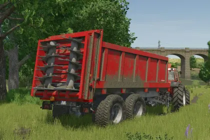 Efficient Manure Spreader Brimont EBV 1500 for Farming Simulator 25 — 4