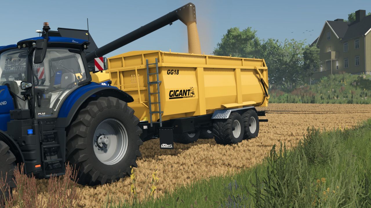 Efficient Trailer Gigant GG18 for Farming Simulator 25