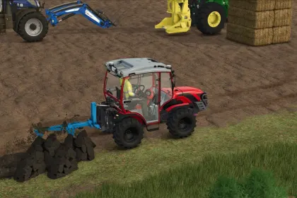 Efficient Plow Lemken D24 for Farming Simulator 25 — 3
