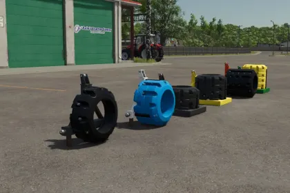 Effiziente Wägen Adapted 3-Point für Farming Simulator 25