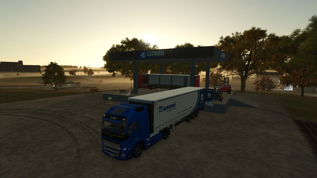 Effizientes Logistikzentrum Lizard für Farming Simulator 25