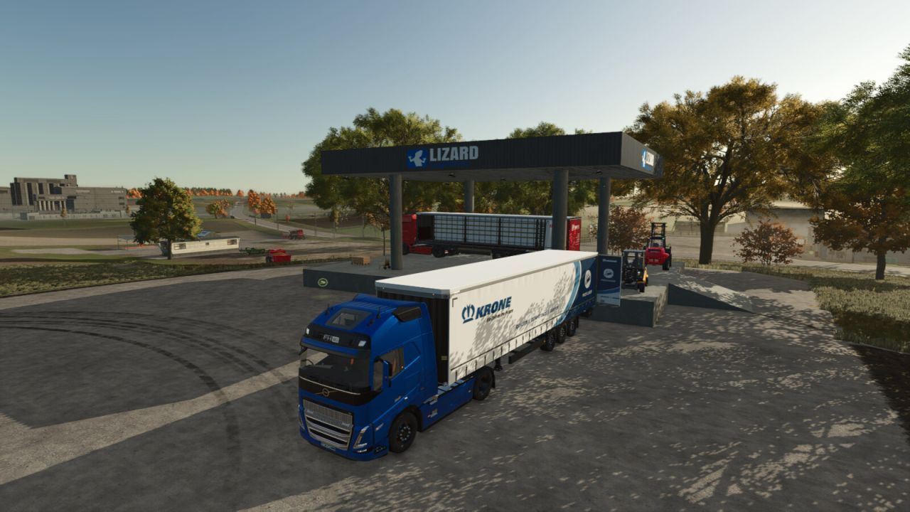 Effizientes Logistikzentrum Lizard für Farming Simulator 25