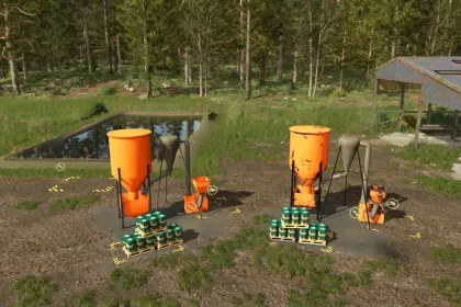 Efektywna Fabryka Paszy dla Ryb w Farming Simulator 25