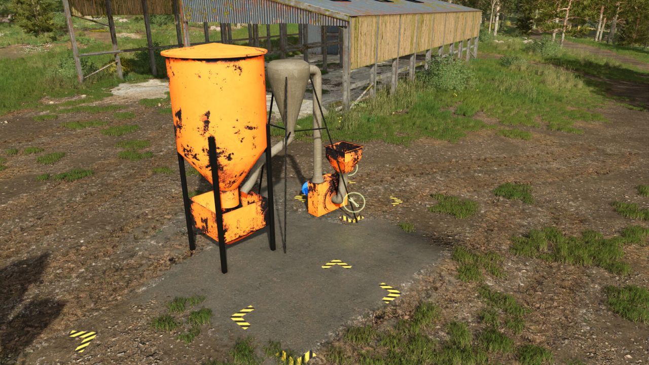 Ефективна Фабрика Кормів для Риб у Farming Simulator 25