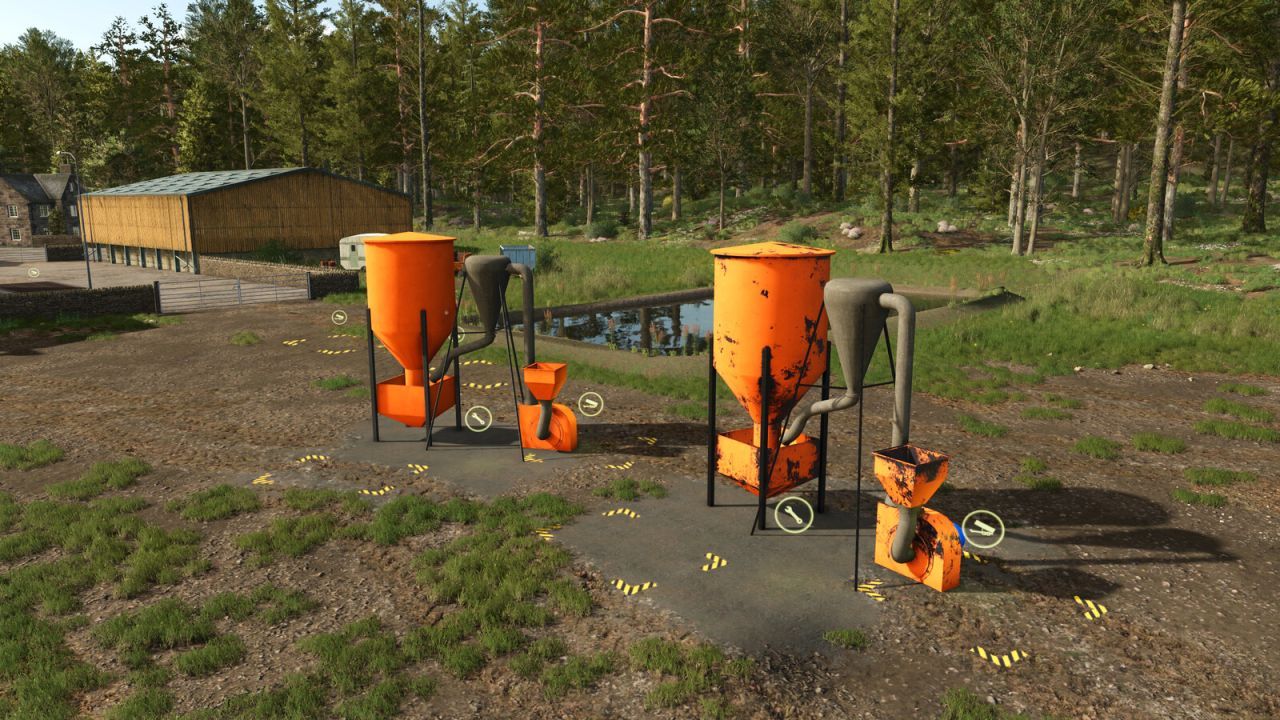 Ефективна Фабрика Кормів для Риб у Farming Simulator 25