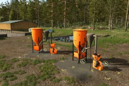 Ефективна Фабрика Кормів для Риб у Farming Simulator 25 — 4