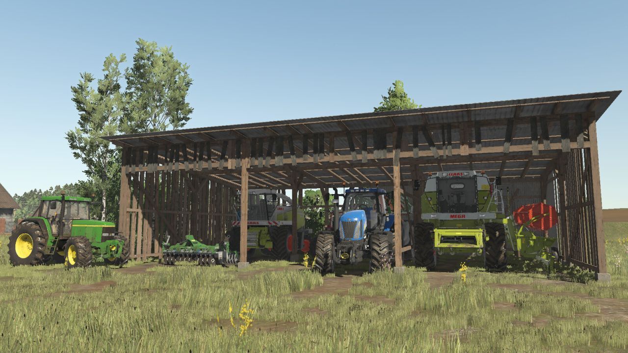 Ефективний Склад для Зберігання Техніки у Farming Simulator 25
