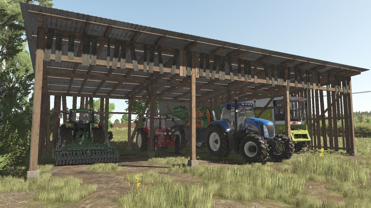 Ефективний Склад для Зберігання Техніки у Farming Simulator 25