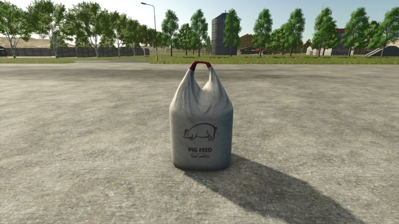Efficient BigBag Mod for Pig Feed in Farming Simulator 25