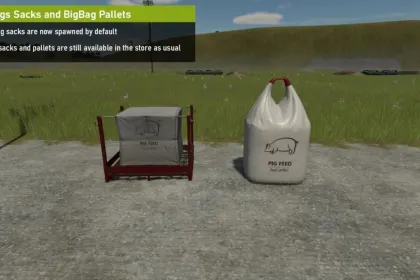 Efficient BigBag Mod for Pig Feed in Farming Simulator 25 — 2