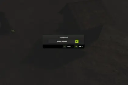 Легендарний Мод для Зміни Імені Вашого Пса у Farming Simulator 25 — 2