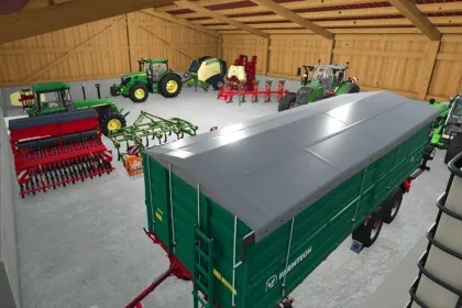 Ефективний Мод Woodbarn з Сховищами для Farming Simulator 25 — 2