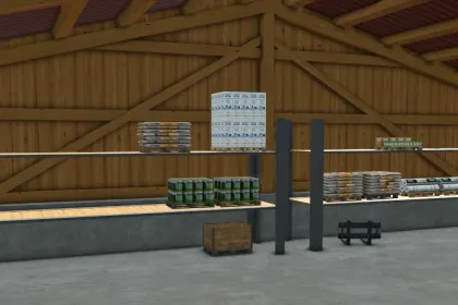 Ефективний Мод Woodbarn з Сховищами для Farming Simulator 25 — 4