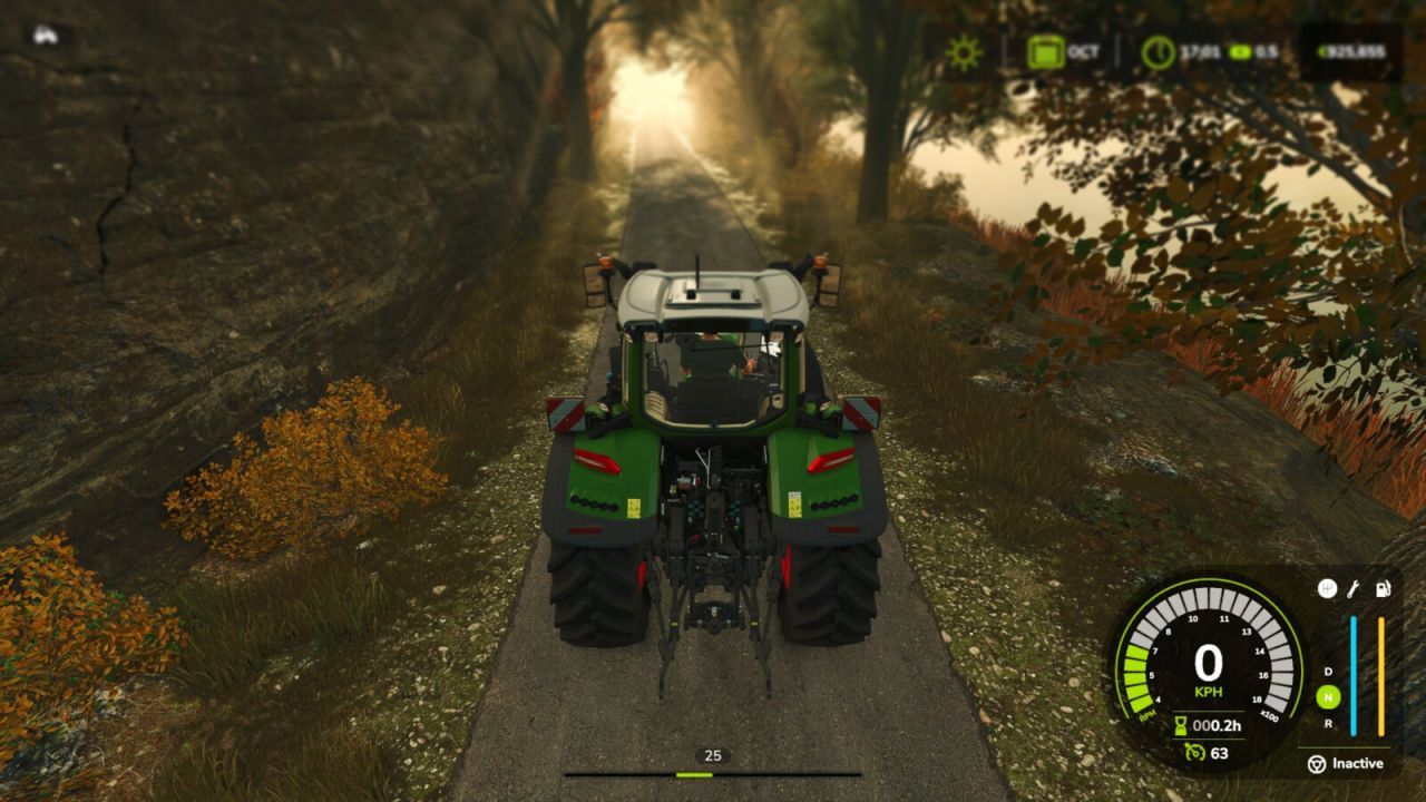Efficient Mouse Steering Mod for Farming Simulator 25