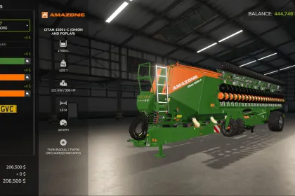 Amazone Citan 15001-C (версія для цибулі та тополі) для Farming Simulator 25 — 4