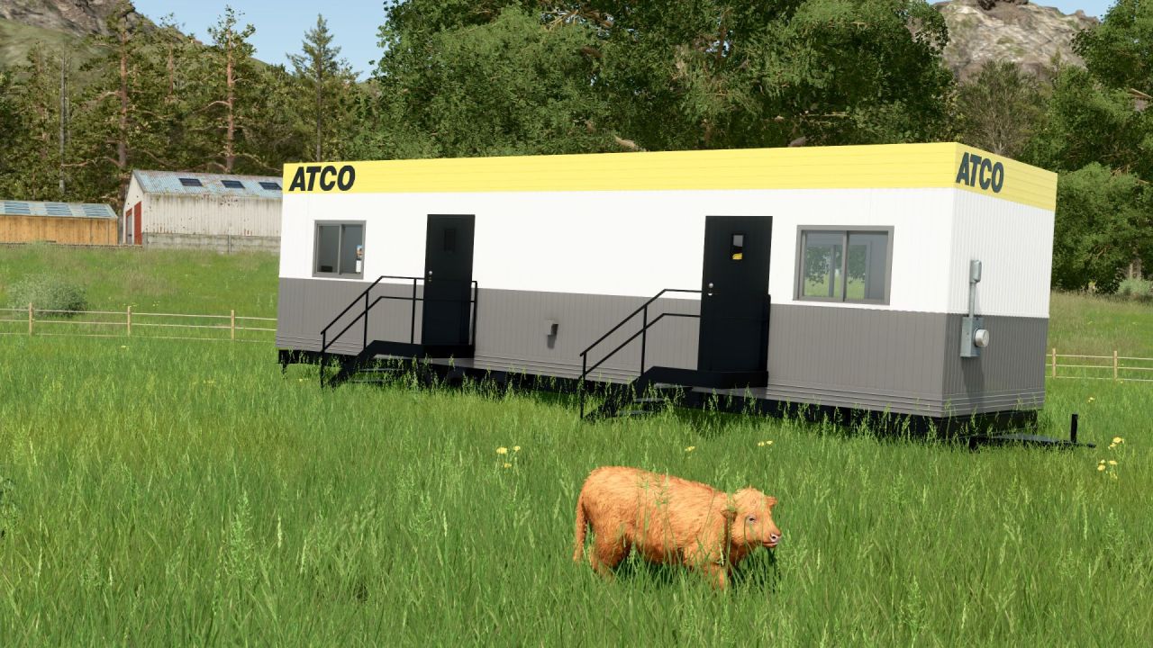 Effizientes Mobiles Büro ATCO für Farming Simulator 25