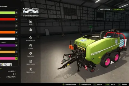 Efficient Press John Deere C441R Limited Edition for Farming Simulator 25 — 2