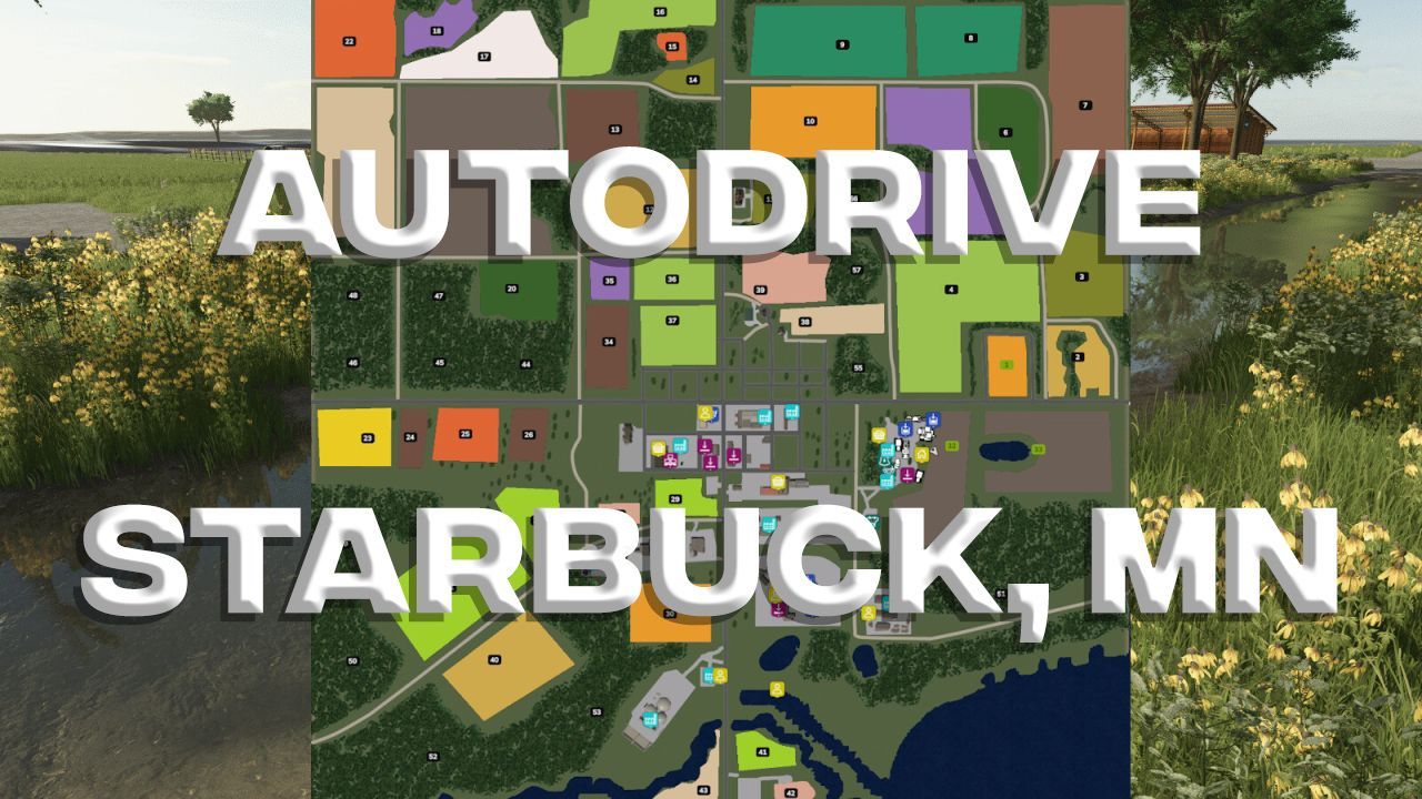 Effektives AutoDrive-Mod für Starbuck, MN in Farming Simulator 25