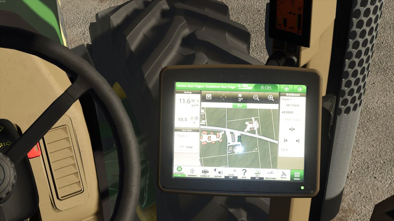 Effizienter Traktor John Deere 8030 Series für Farming Simulator 25