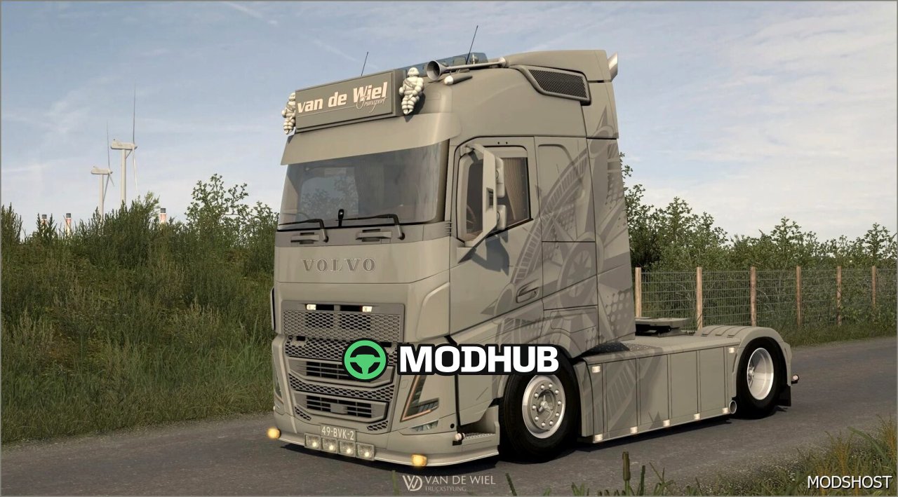 Вантажівка Volvo FH5 VAN DE Wiel Transport - стильна та потужна